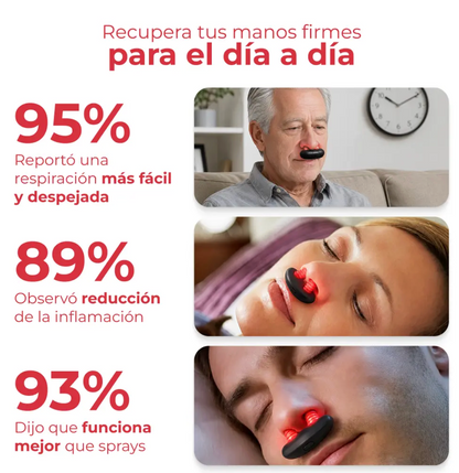 Mintimal terapia nasal con luz roja