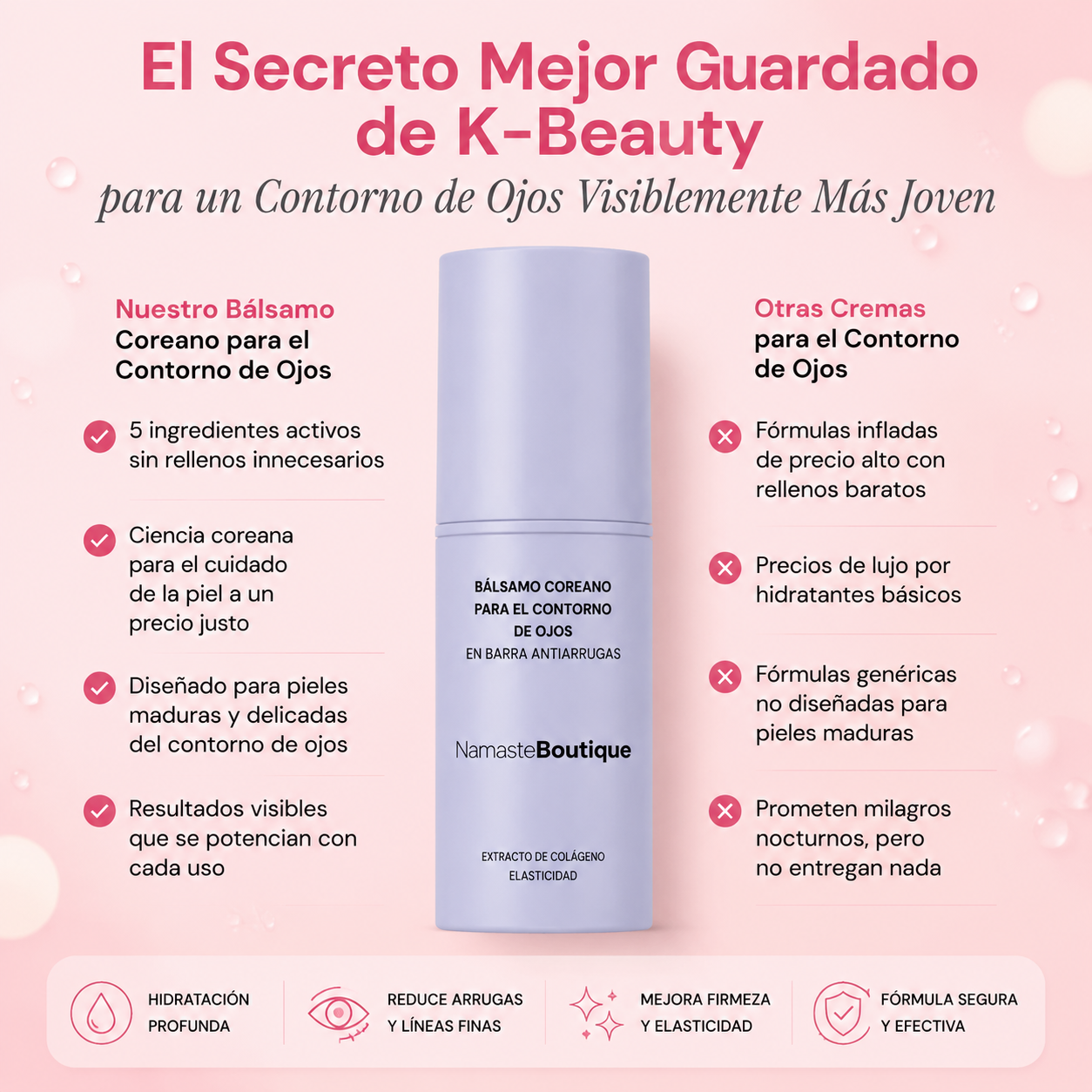 Bálsamo coreano para el contorno de ojos
