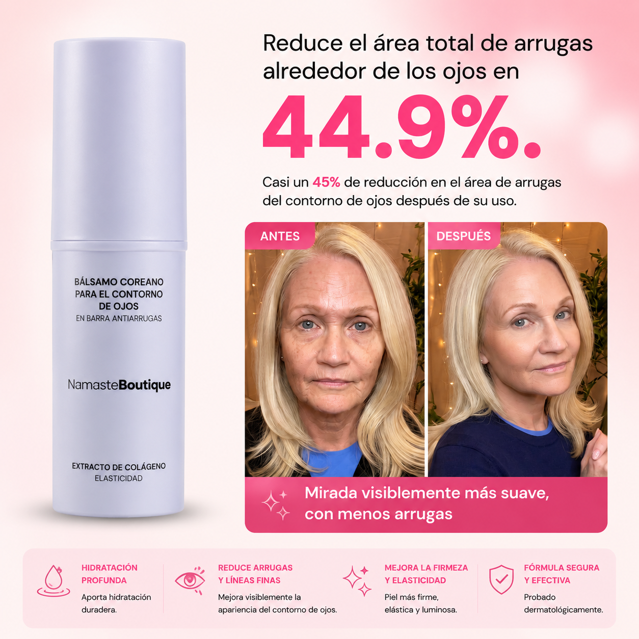 Bálsamo coreano para el contorno de ojos