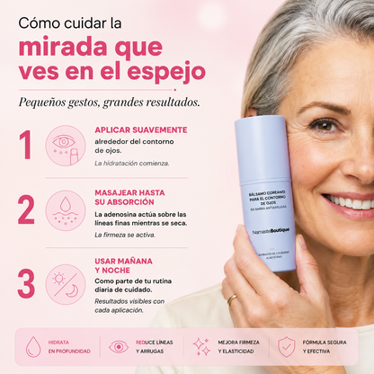 Bálsamo coreano para el contorno de ojos