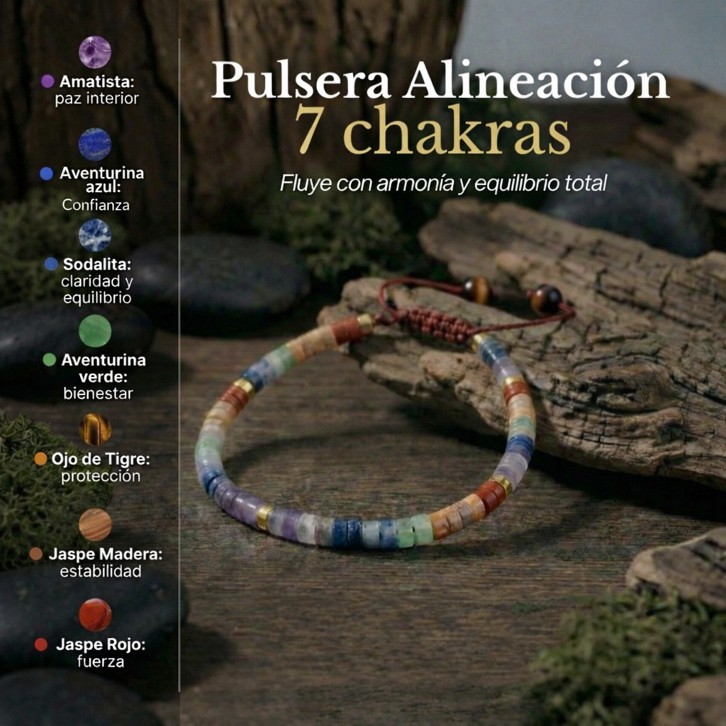 Pulsera Alineación 7 Chakras