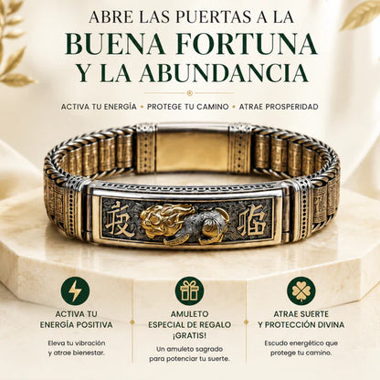 Brazalete Feng Shui Pixiu de la Fortuna