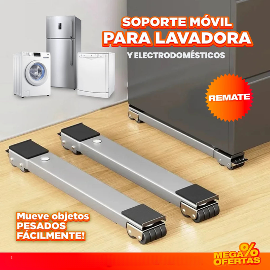 Soportes Lineales para Electrodomésticos – Mueve la Nevera o Lavadora Sin Esfuerzo