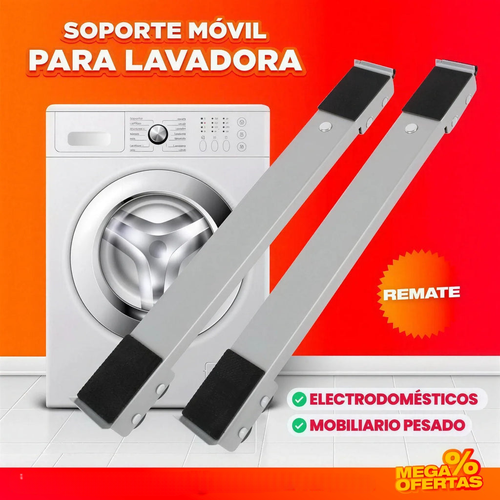 Soportes Lineales para Electrodomésticos – Mueve la Nevera o Lavadora Sin Esfuerzo