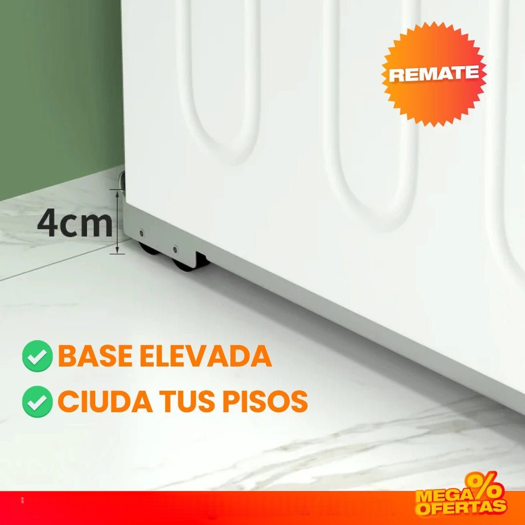 Soportes Lineales para Electrodomésticos – Mueve la Nevera o Lavadora Sin Esfuerzo