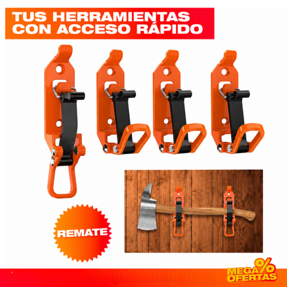 Set x4 Soportes Liberación Rápida para herramientas