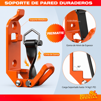 Set x4 Soportes Liberación Rápida para herramientas