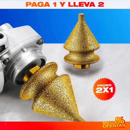 Promo 2x1 Brocas Diamantadas de Avellanado y Biselado