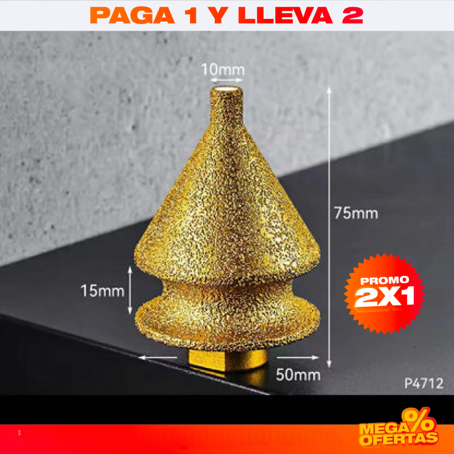 Promo 2x1 Brocas Diamantadas de Avellanado y Biselado