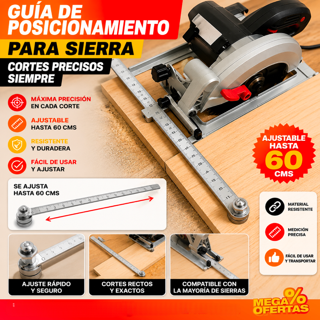 Guía de Corte para Madera – Cortes Rectos Perfectos