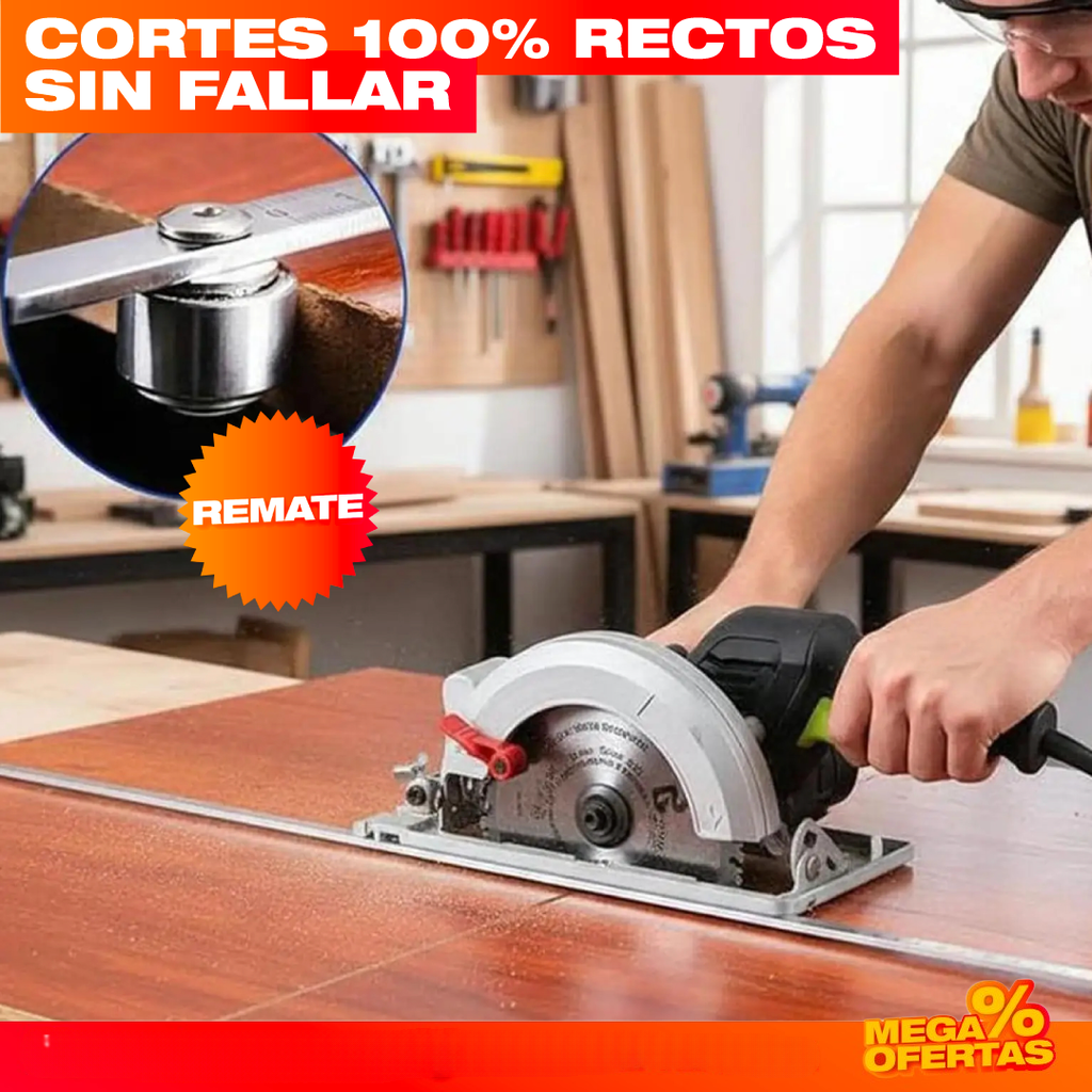 Guía de Corte para Madera – Cortes Rectos Perfectos