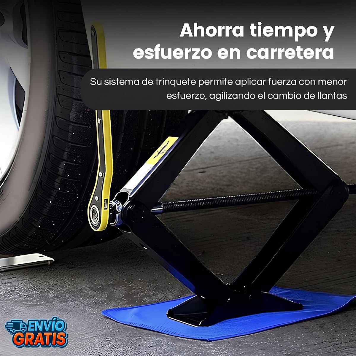 LiftPro™ - Llave de crique para gato de auto