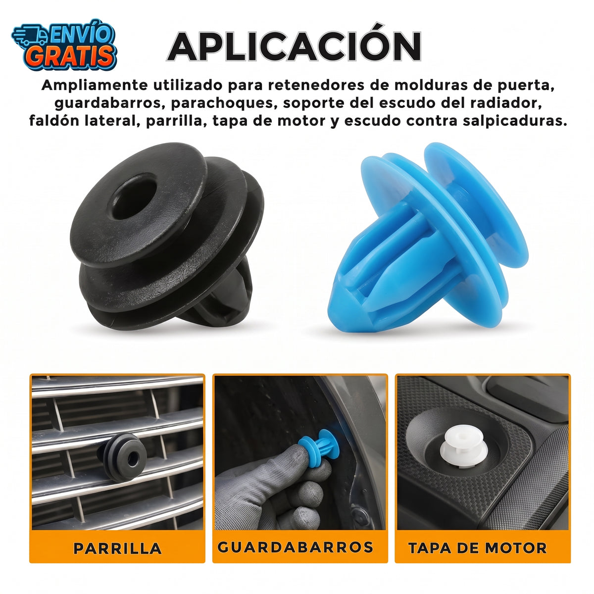 FixClip™ - Kit clips universales vehículo
