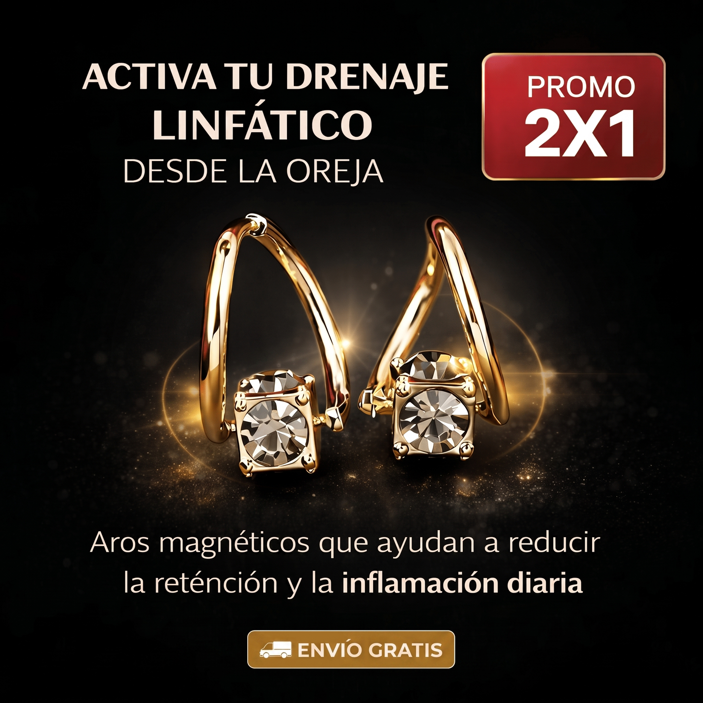 Aros de Germanio 2x1 🔥 — Drena la hinchazón sin dieta ni rutina