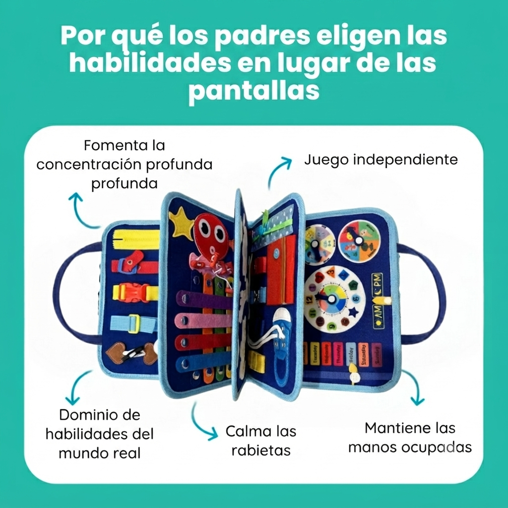 Tablero de actividades Montessori Namaste™