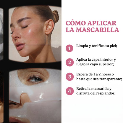 Mascarilla de colágeno para un brillo radiante 2.0