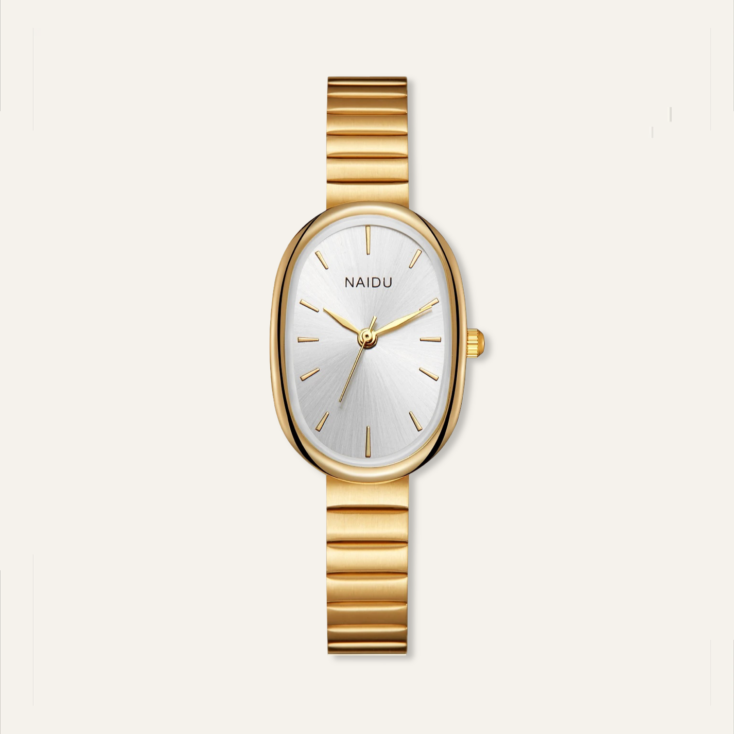 Reloj Naidu Ajustable Inoxidable baño Oro