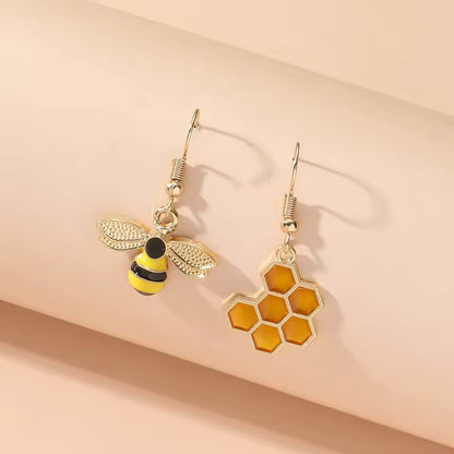 Conjunto de Aros Abeja & Flor