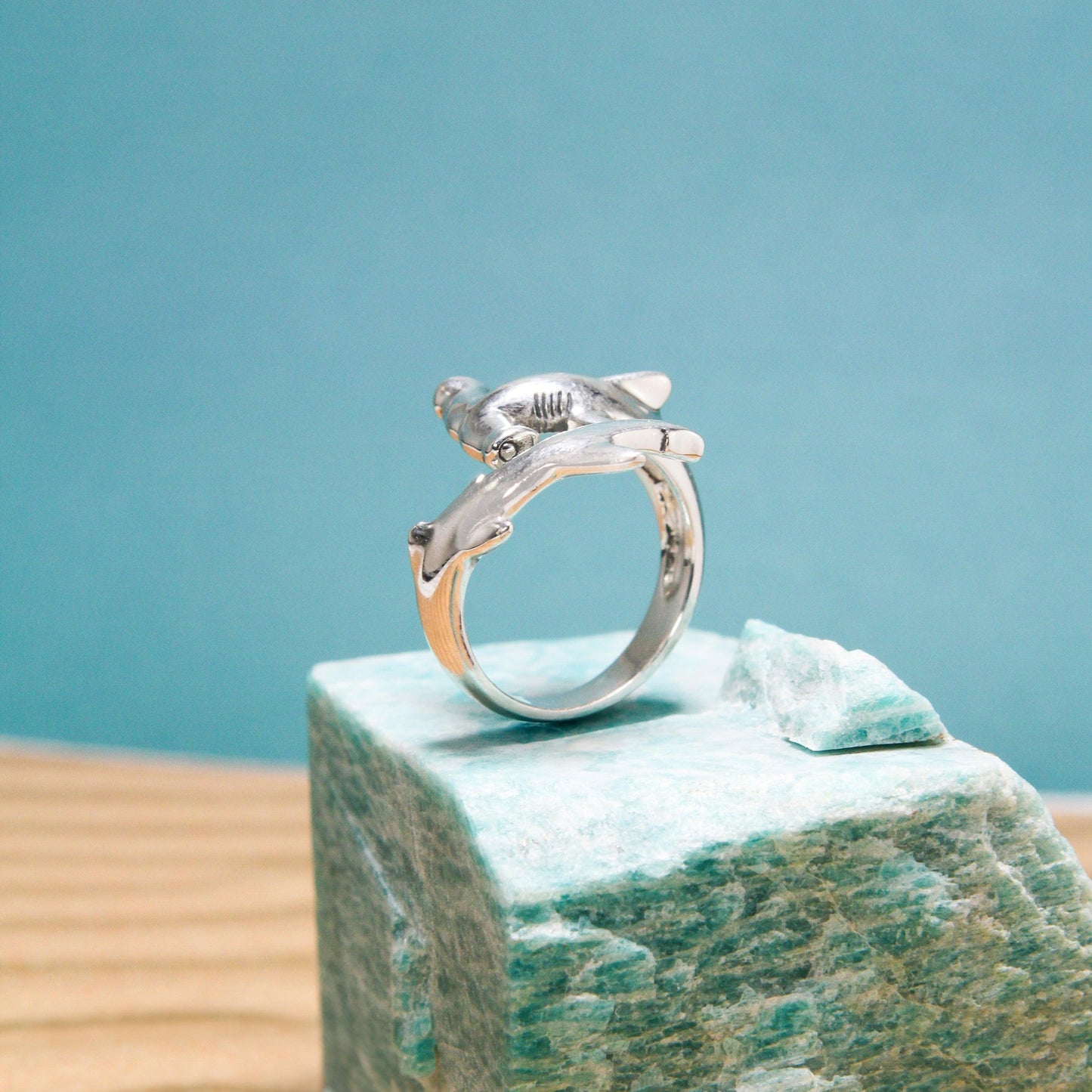 Anillo Tiburón Martillo ( ajustable )