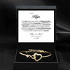 A Mi Hija | Siempre Unidas | Pulsera Corazón (OFERTA)