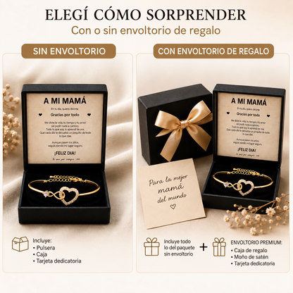Pulsera Corazón "Siempre Unidas" | Regalo Día de la Madre | Namaste™