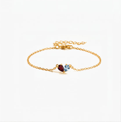 Pulsera Dos Corazones – Nuestro Vínculo