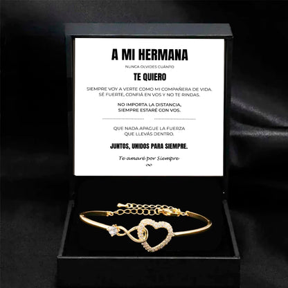 A Mi Hermana | Siempre Unidos | Pulsera Corazón
