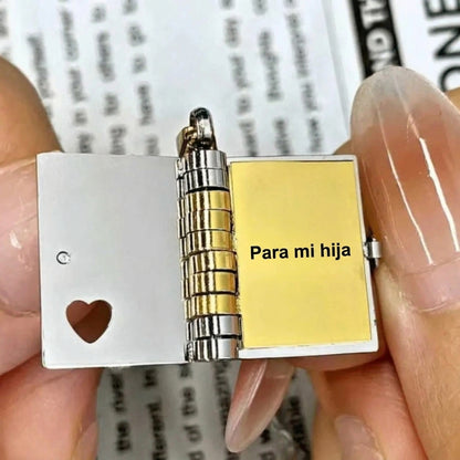 📘 Collar Libro para Mi Hija