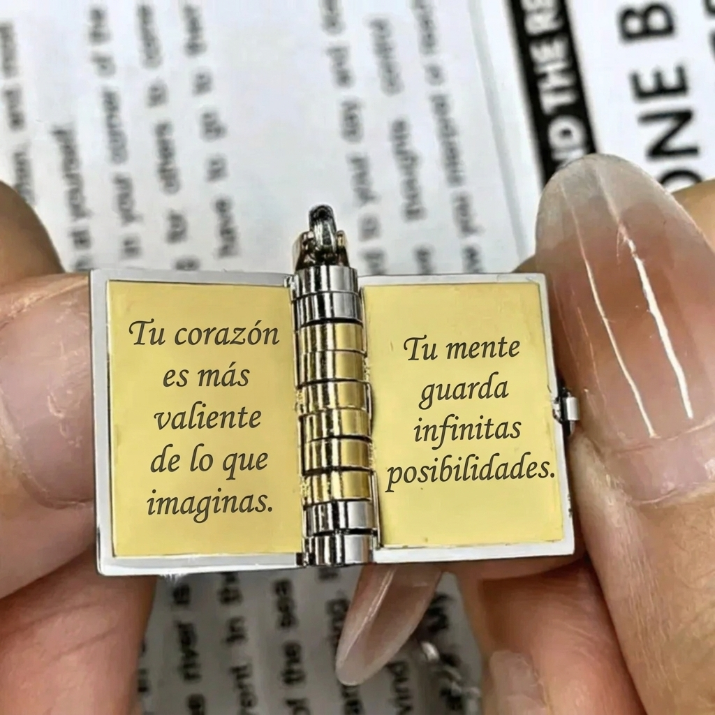 📘 Collar Libro para Mi Hijo