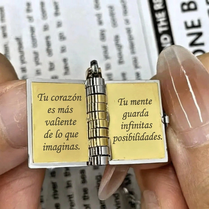 📘 Collar Libro para Mi Hijo