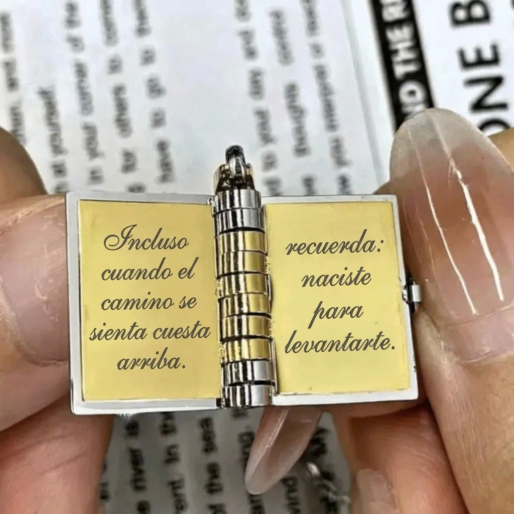 📘 Collar Libro para Mi Hijo