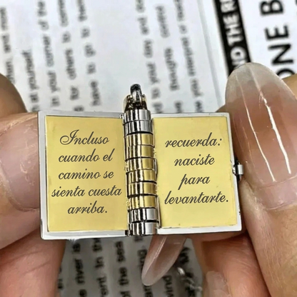 📘 Collar Libro para Mi Hijo