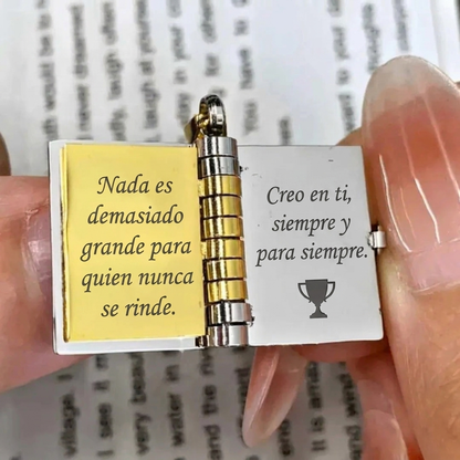 📘 Collar Libro para Mi Hijo