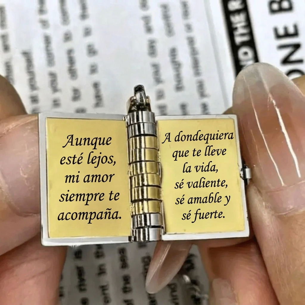 📘 Collar Libro para Mi Nieto