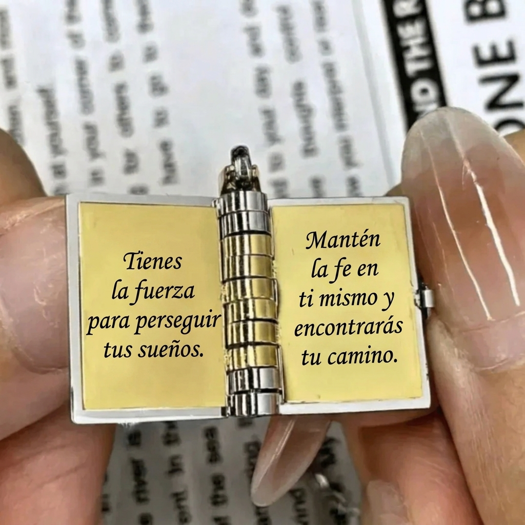📘 Collar Libro para Mi Nieto