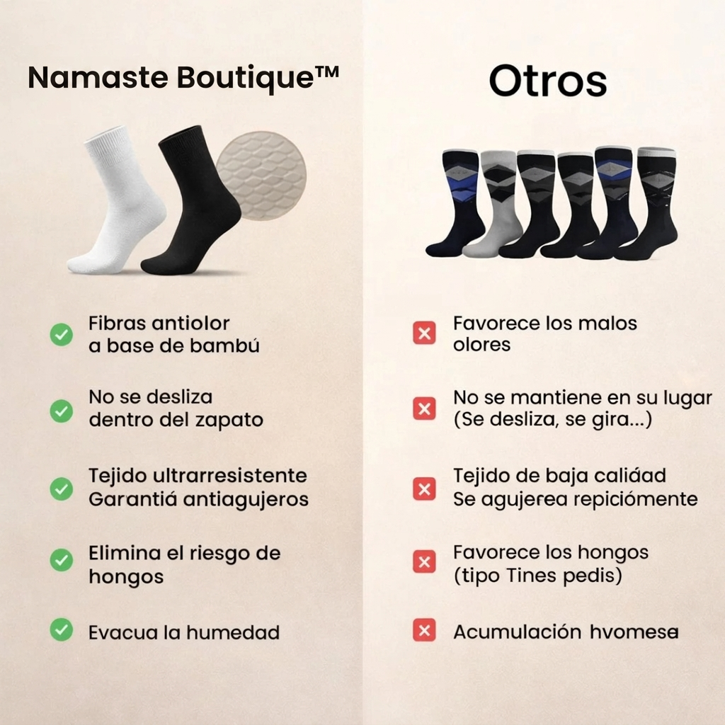 Medias Premium de Fibra de Bambú