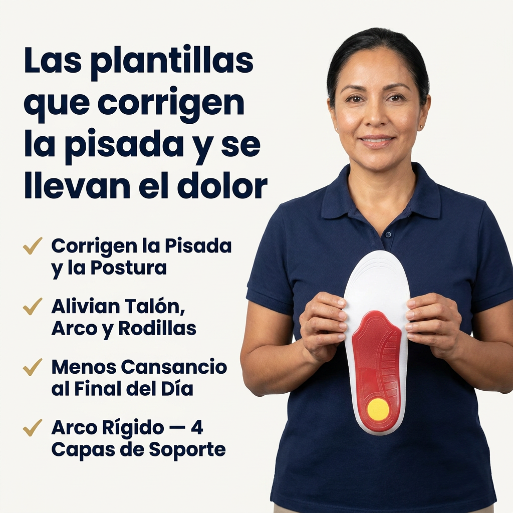 Pasofirme™ Slim Plantillas con Soporte de Arco