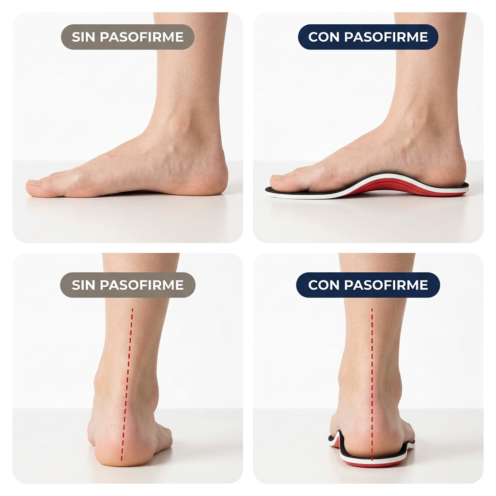 Pasofirme™ Slim Plantillas con Soporte de Arco