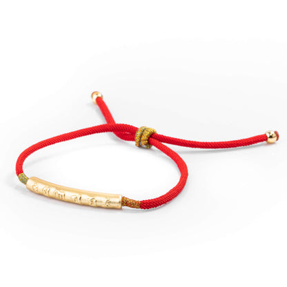 Pulsera de Hilo Rojo Tibetano - Amuleto Budista de la Suerte