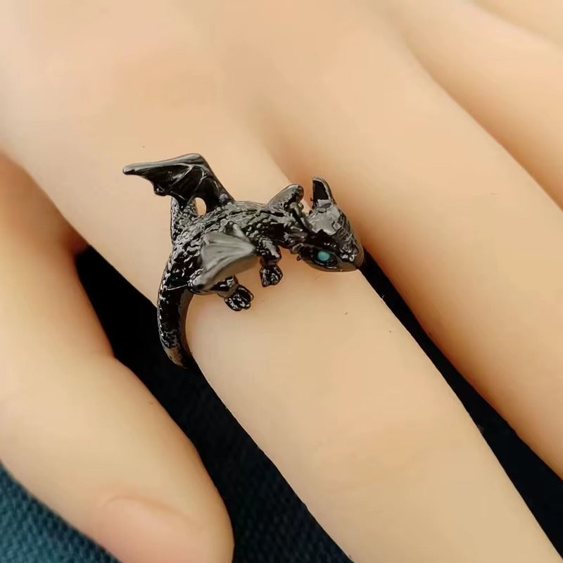 Anillo Dragón Ancestral (ajustable)