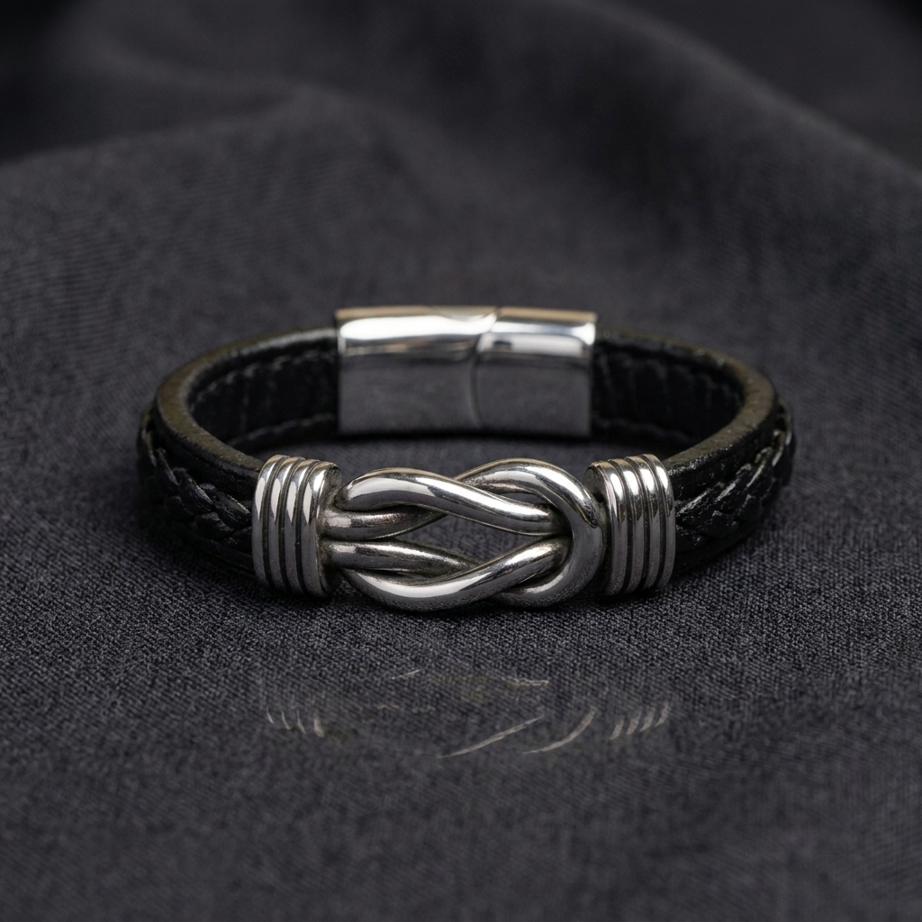 A Mi Hijo | Siempre Unidos | Pulsera de Cuero