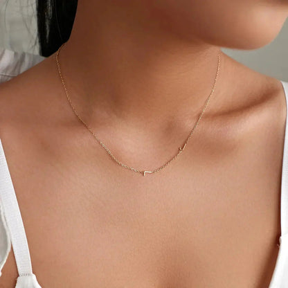 Collar + brazalete personalizada con iniciales laterales