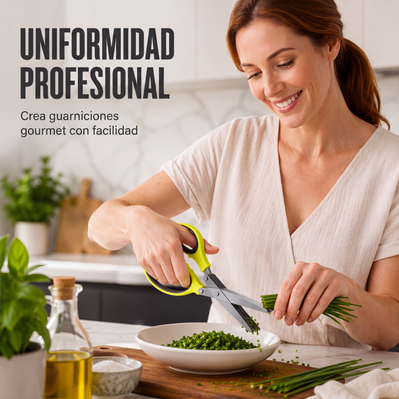 Tijeras de cocina de acero inoxidable multicapa