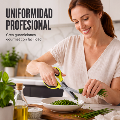 Tijeras de cocina de acero inoxidable multicapa