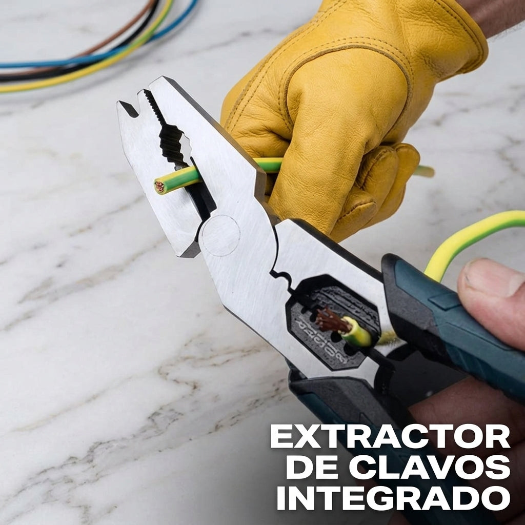 Alicate Multifunción 6 en 1 – Pinza Pela-Cables Profesional