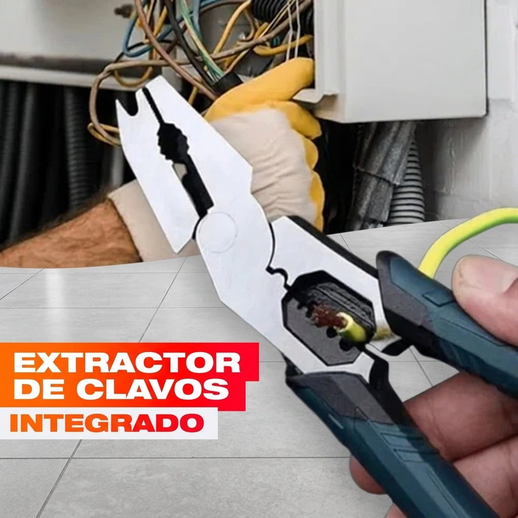 Alicate Multifunción 6 en 1 – Pinza Pela-Cables Profesional