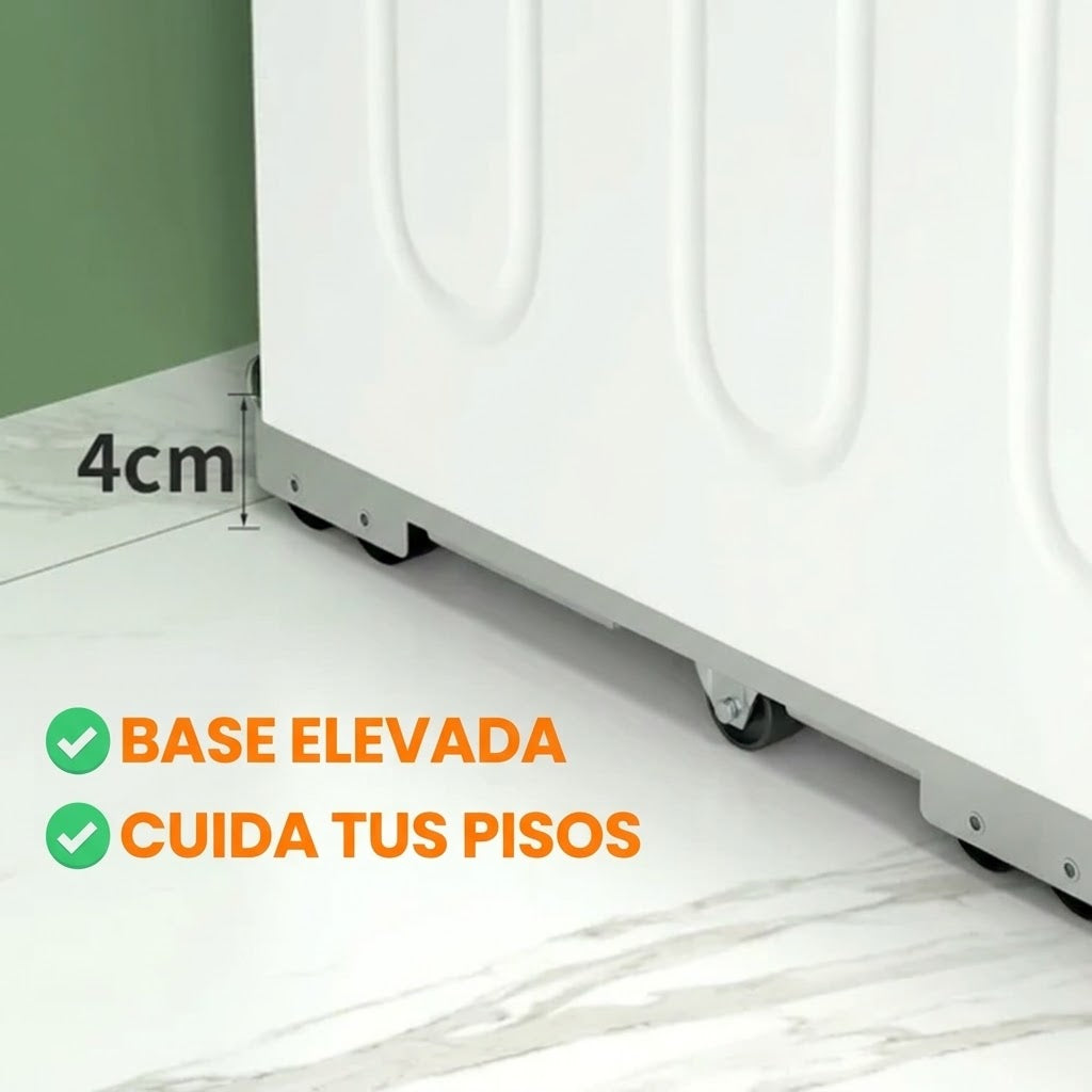 Soportes Lineales para Electrodomésticos – Mueve la Nevera o Lavadora Sin Esfuerzo ni Rayar el Piso