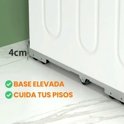 Soportes Lineales para Electrodomésticos – Mueve la Nevera o Lavadora Sin Esfuerzo ni Rayar el Piso
