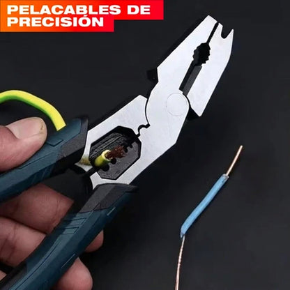 Alicate Multifunción 6 en 1 – Pinza Pela-Cables Profesional